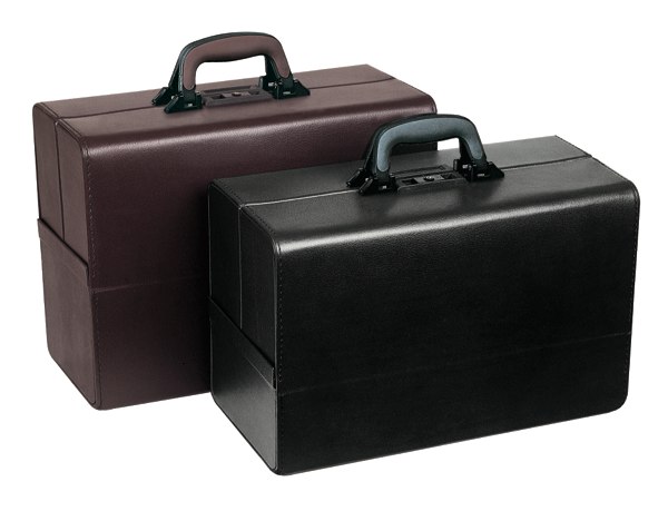 CONZERTINA lékařský kufřík, koženka, barva BORDEAUX, výška 32 cm