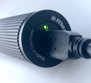 USB-C držák s akumulátorem pro otoskop Elite-Vue, včetně adaptéru