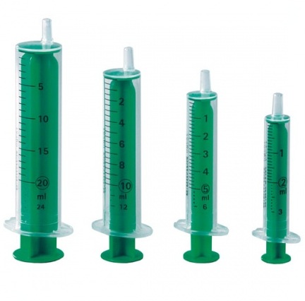 INJEKT, stříkačka standardní dvoudílná, objem 20/24 ml, 100 ks