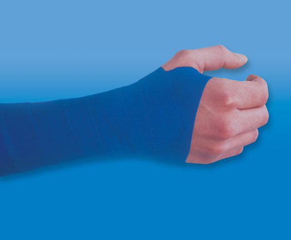 NOBAHAFT, elastické fixační kohezivní obinadlo, délka 20 m, modré, šířka 8 cm