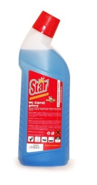 Star, gelový čistič WC na rez, vodní kámen, 750 ml