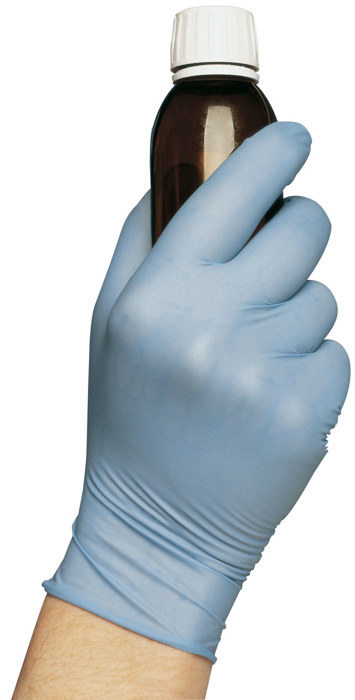 NOBAGLOVE NITRIL, nitrilové nepudrované vyšetřovací rukavice, modré, SMALL, 100 ks