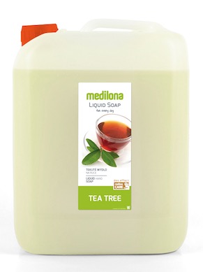 Medilona, tekuté mýdlo Tea Tree, lehčený kanystr, 5 l
