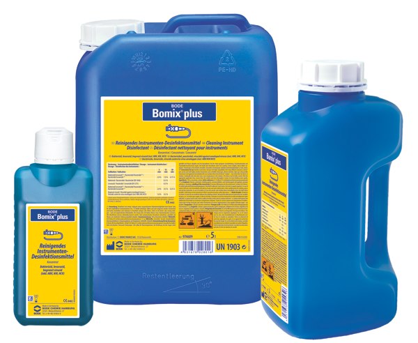 BOMIX PLUS, bezaldehydový přípravek na dezinfekci nástrojů, kanystr 5 litrů