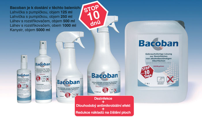 Rozprašovač pro láhev s Bacobanem o objemu 500 ml