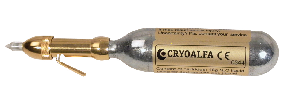 CRYOALFA LUX, univerzální přístroj pro dermatologické aplikace, s tryskou
