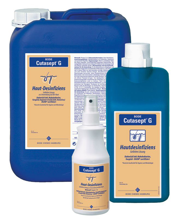 CUTASEPT G, dezinfekční prostředek na kůži s barvivem, kanystr 5 litrů