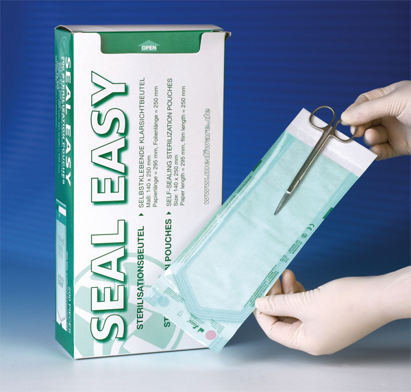 SEAL EASY, sterilizační sáčky pro autoklávy, 140 x 260 mm, 200 ks