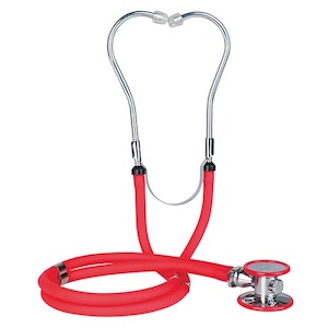 RAPPAPORT, univerzální lékařský fonendoskop, barva červená