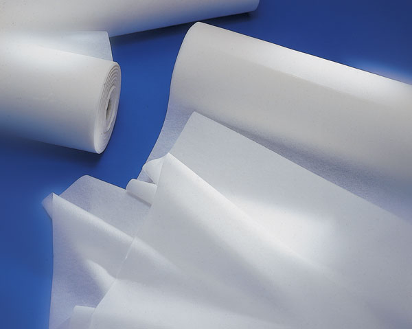 DUOCREP, papírová role na vyšetřovací lehátka, 2 vrstvy, barva bílá, délka 50 m, šířka 59 cm