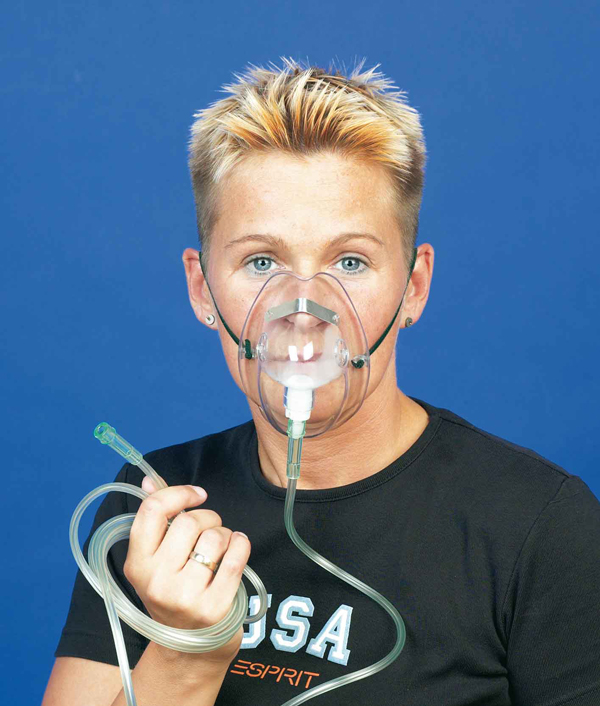 Kyslíková dýchací maska pro dospělé