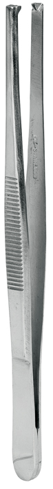 CHIRURGICKÁ PINZETA, zuby 1 : 2, délka 14 cm