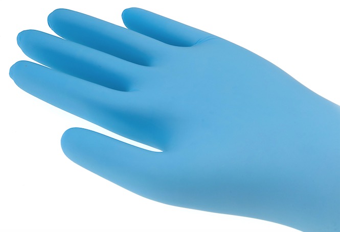 OMNICARE NITRIL BEZ PUDRU, vyšetřovací nitrilové rukavice, SMALL, 100 ks