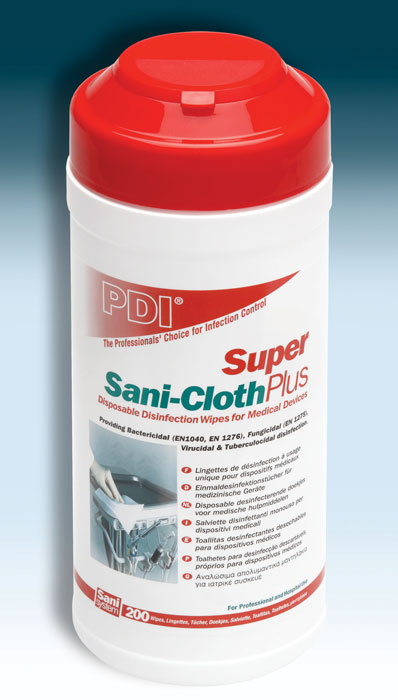 SANI-CLOTH SUPER PLUS, kombinované ubrousky, balení s 200 ks