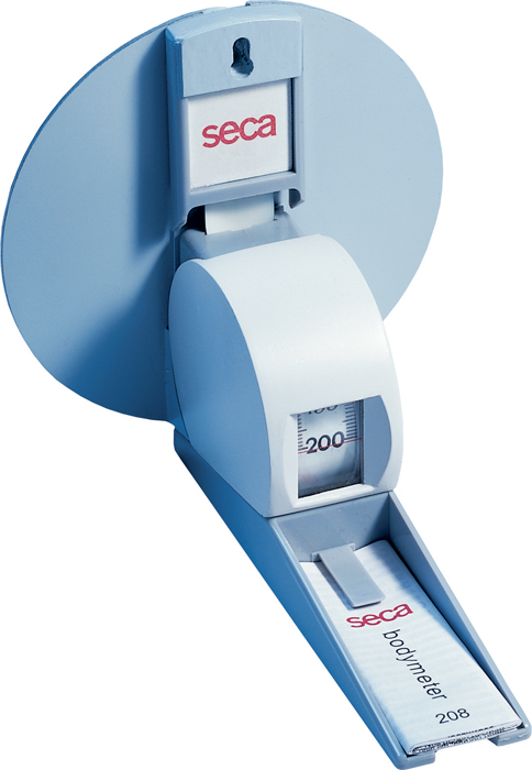 SECA 206, svinovací metr ke zjištění výšky pacientů