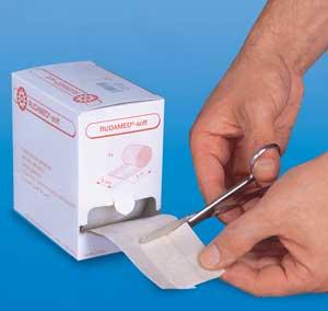 Rychloobvaz Rudamed SOFT, vlísová náplast, 8 cm x 5 m