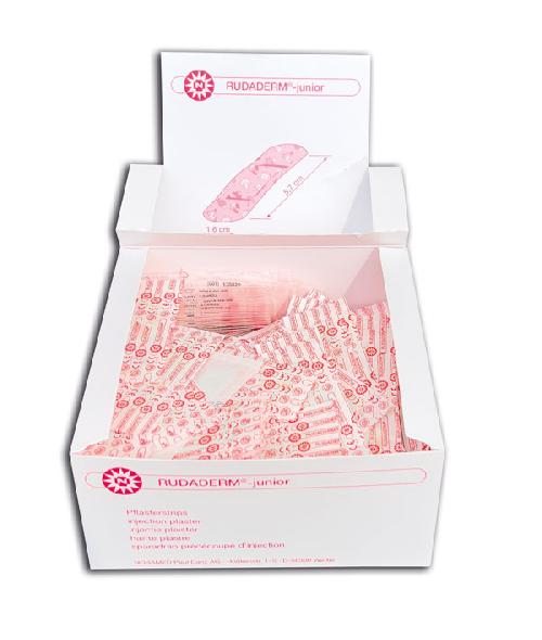 RUDADERM JUNIOR, dětská náplast, 1,6 x 5,7 cm, 500 ks
