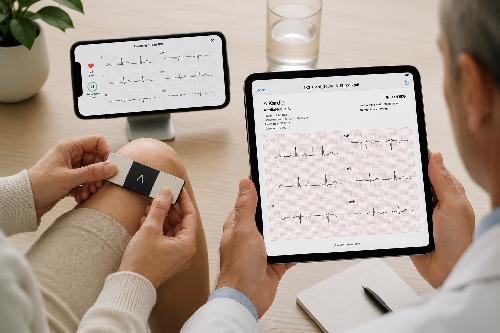 KARDIAMOBILE 6L, šestisvodové EKG, použitelné jako epizodní záznamník poruch ryt