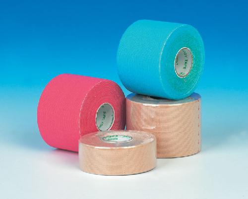 AKU TAPE, tejpovací náplast proti bolesti, 2,5 cm x 5 m, barva černá, 2 role