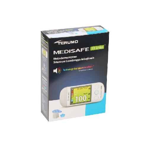 MEDISAFE FIT SMILE, glukometr, testovací špičky, odběrové pero, lancety